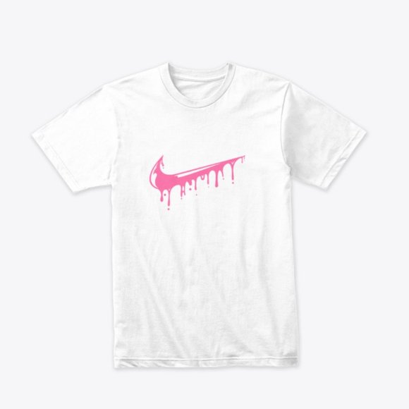 Unbranded Tops - Nike Swoosh Drip T-SHIRT Drip PINK NWT M L XL